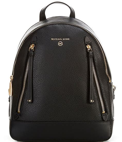 michael kors brooklyn rucksack|brooklyn leather medium backpack.